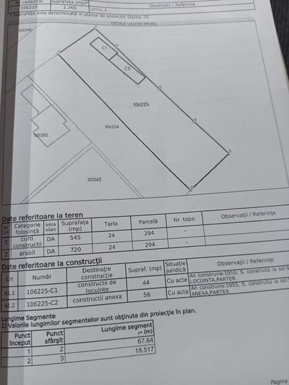 Casă cu 2 camere semidecomandat în Fundeni