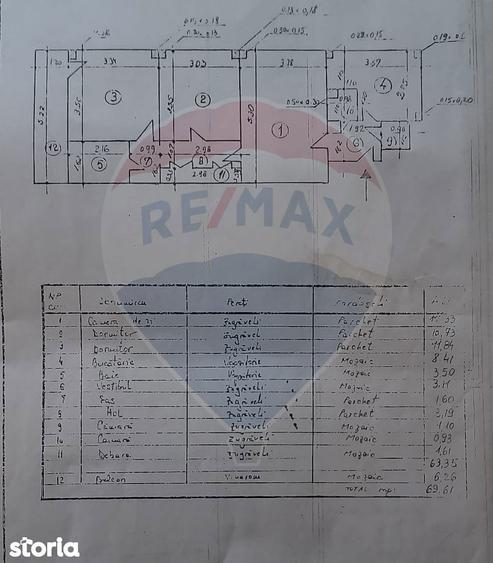 Apartament cu 3 camere semidecomandat, mobilat în Titan