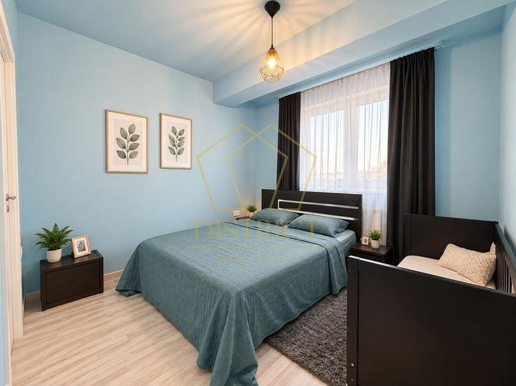 Apartament cu 3 camere semidecomandat, mobilat în Giroc