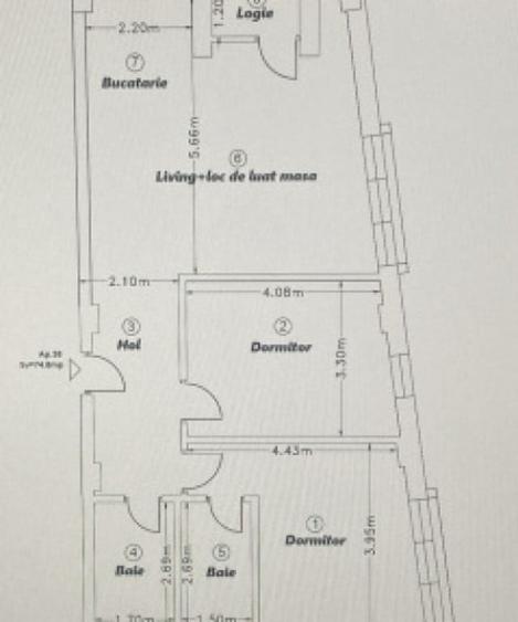 Apartament 3 camere, 74,80mp | Zona Calea Baciului | Cluj-Na - 2