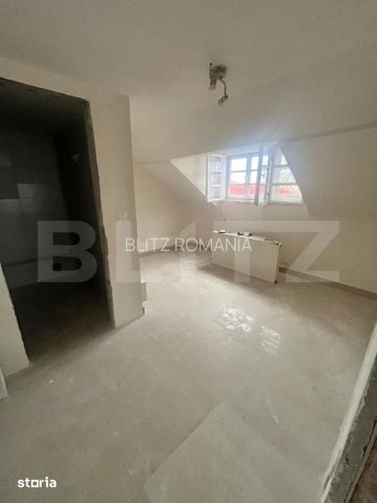 Apartament 1 camera, 30 mp, semifinisat, zona Piata Decebal