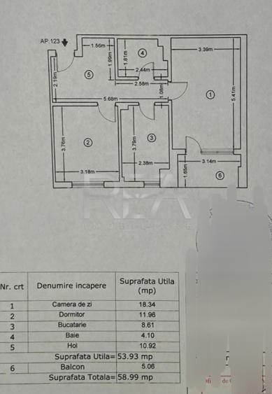 Apartament cu 2 camere decomandat, mobilat în Păcii