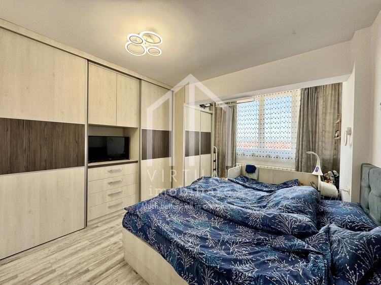 Apartament cu 3 camere decomandat, mobilat în Terezian
