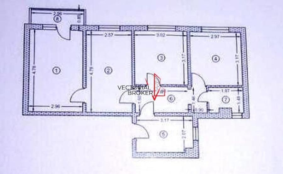 Apartament cu 4 camere decomandat în Theodor Pallady