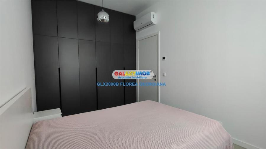 Apartament cu 2 camere semidecomandat, mobilat în Băneasa