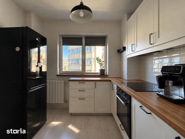 Apartament cu 2 camere semidecomandat, mobilat în Moșilor