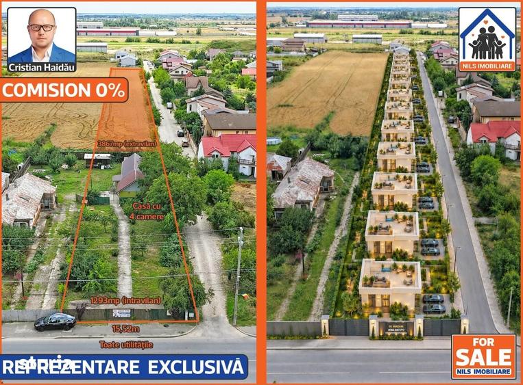 Teren 5160mp - Balotesti - Ilfov | Toate utilitatile! | Comision 0 - 3