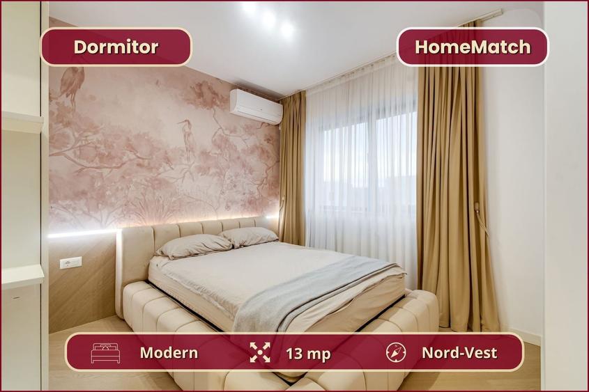 Apartament cu 2 camere decomandat, mobilat în Pipera