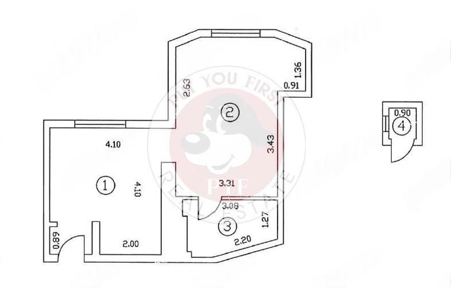 Apartament cu 2 camere semidecomandat în Romană