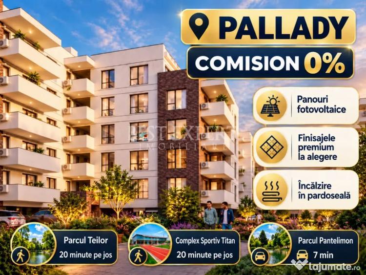 Apartament cu 2 camere semidecomandat în Titan