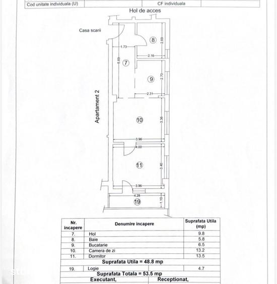 Apartament cu 2 camere decomandat în Nord