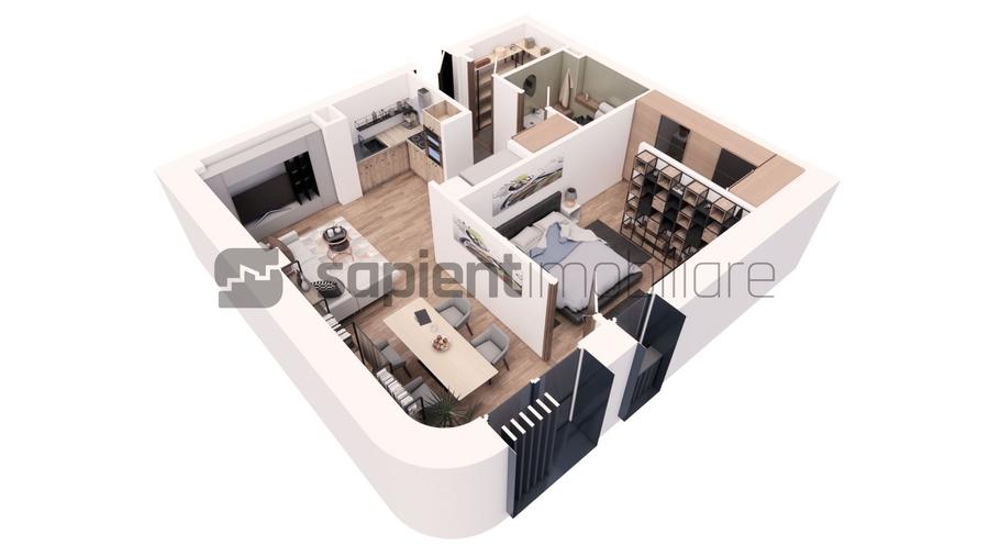 Apartament cu 2 camere decomandat în Ultracentral