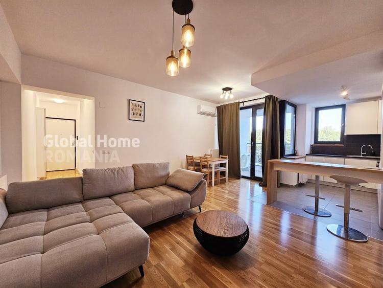 Apartament cu 3 camere decomandat, mobilat în Băneasa