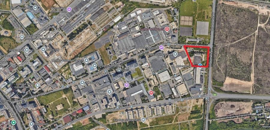 Teren Construcții intravilan de 22725 mp, în Pipera