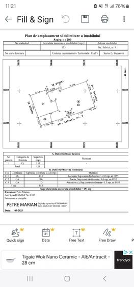 Casă individuală cu 4 camere cu Teren 101 Mp în Ferentari