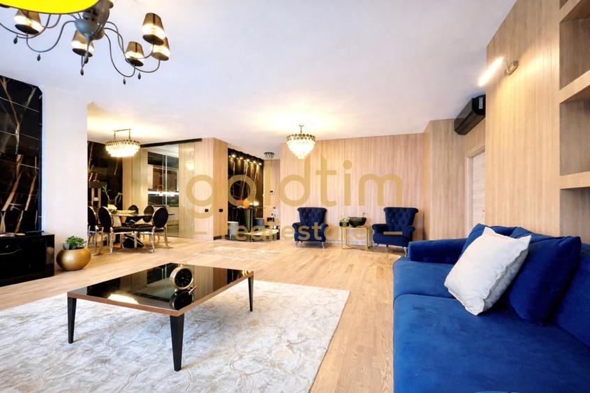 Apartament cu 4 camere semidecomandat, mobilat în Herăstrău