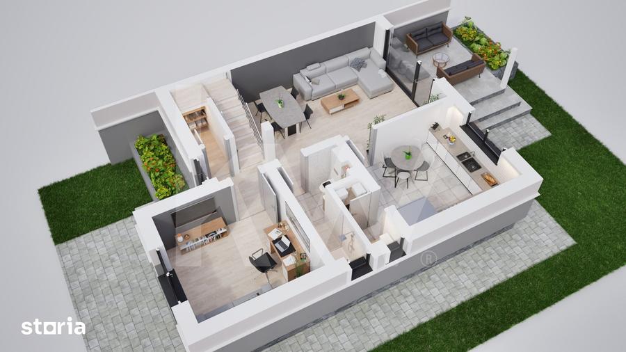 Casa duplex 5 camere in cartier nou ?ura Mica - 5