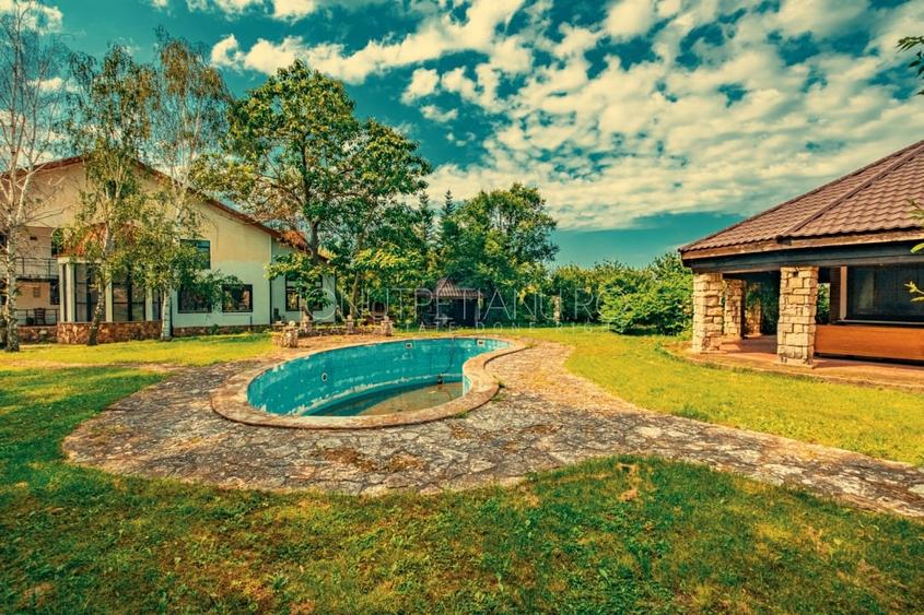 Casă individuală cu 7 camere cu Teren 4000 Mp în Izvorani