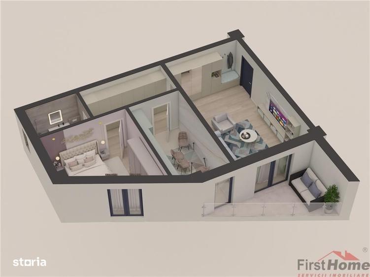 Apartament cu 2 camere în Central