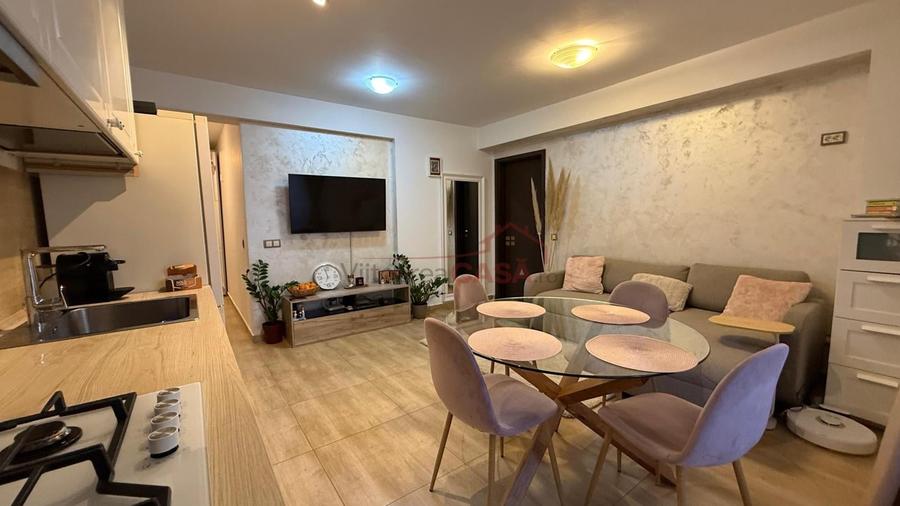 Apartament cu 3 camere semidecomandat, mobilat în Bragadiru