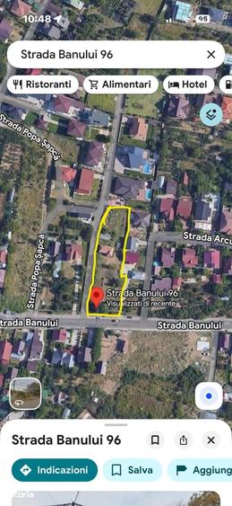 Teren de 2400 mp, în Central