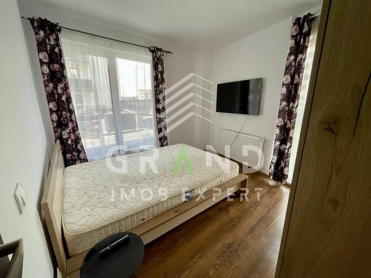 Apartament cu 2 camere semidecomandat, mobilat în Dâmbul Rotund