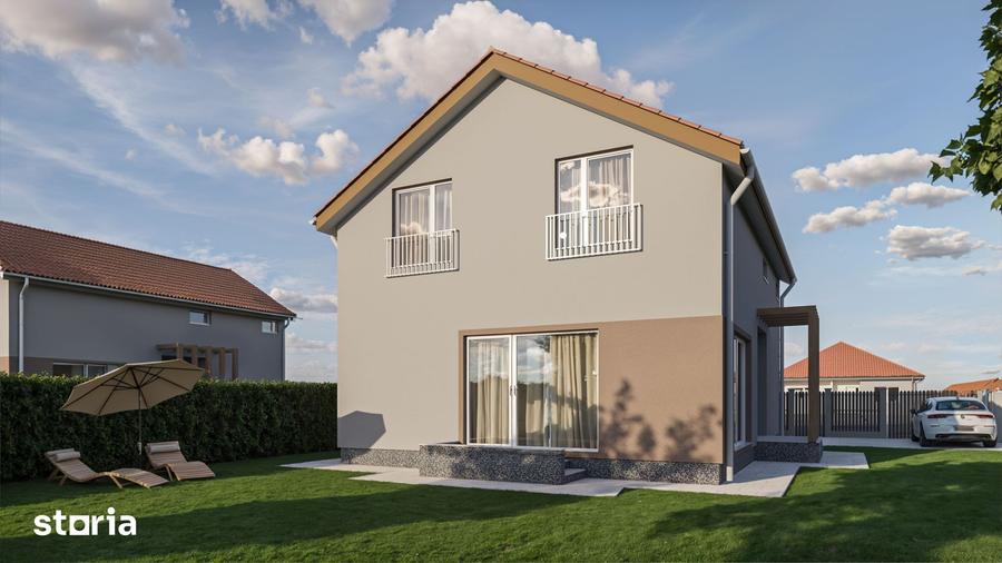 Casă cu 4 camere cu Teren 608 Mp în Prejmer