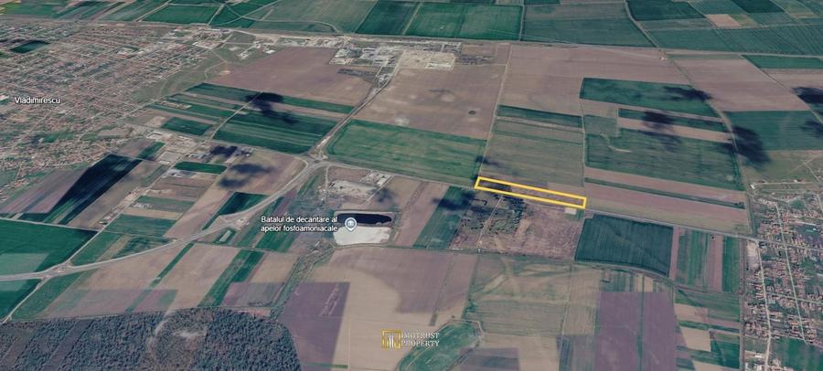 Teren agricol extravilan de 41800 mp, în Vladimirescu