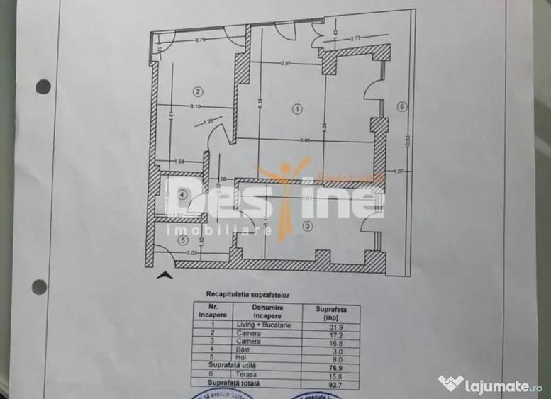 Apartament cu 3 camere decomandat în Ferentari
