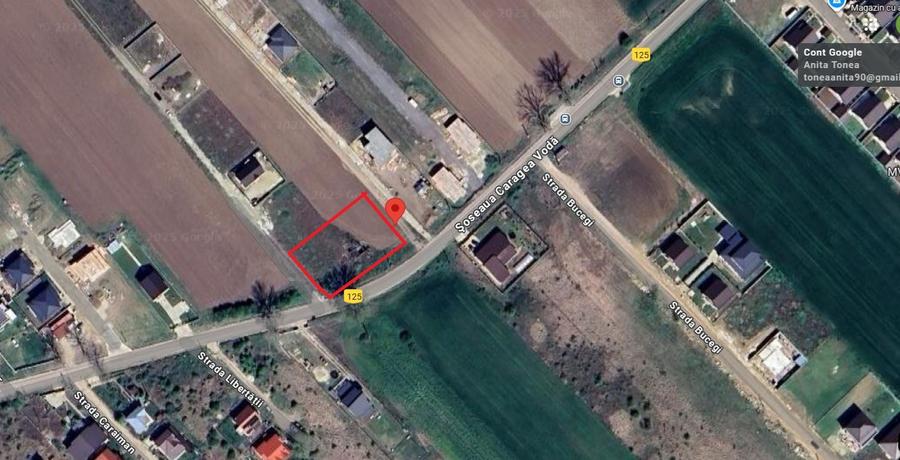 Teren Construcții intravilan de 801 mp, în Țegheș