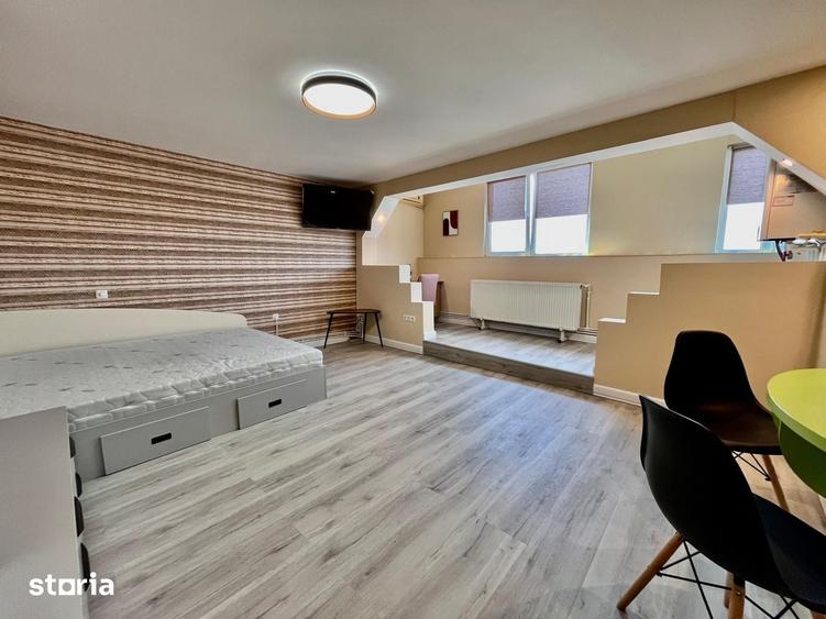 Apartament de inchiriat, o camera, Open space, 42 mp, Nicolina - 1