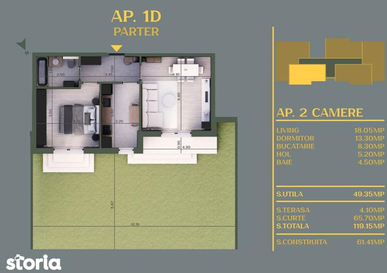 Berceni I 2 Camere I Bloc Finalizat i Rate pe 5 ani La Dezvoltator - 1