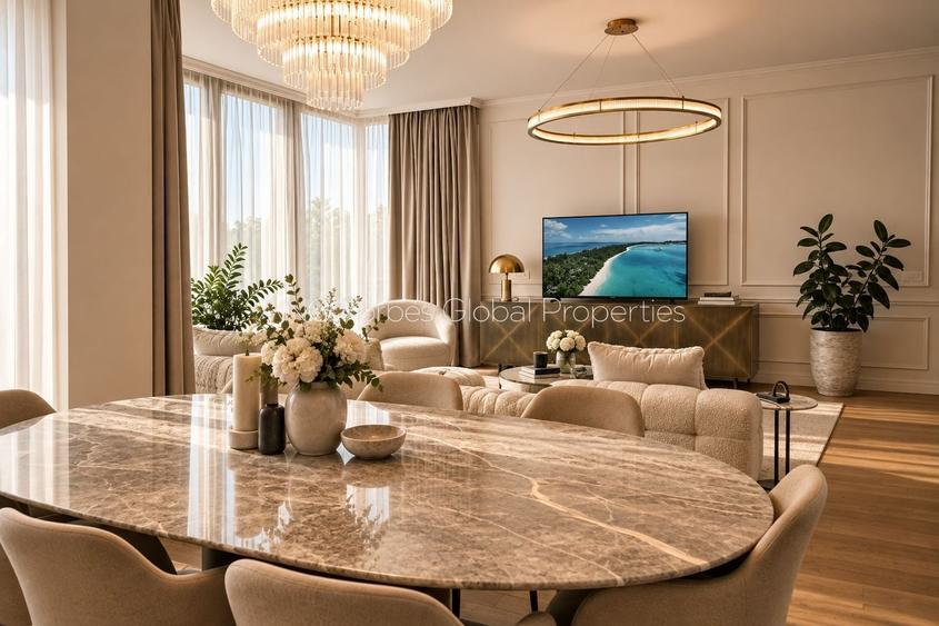 Apartament cu 4 camere semidecomandat, mobilat în Floreasca