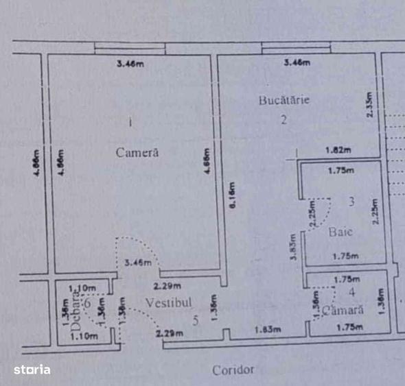 Garsoniera spatioasa de vanzare Brasov etaj 2/3. - 8