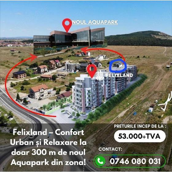 Apartament cu 3 camere decomandat în Băile Felix
