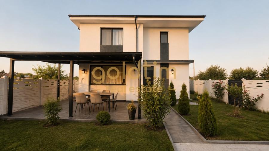 Duplex cu 5 camere cu Canalizare în Brănești