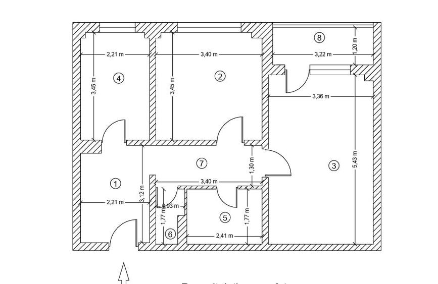 Apartament cu 2 camere decomandat în Gorjului