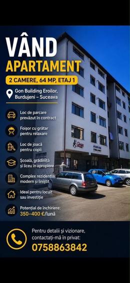 Apartament cu 2 camere decomandat în Central