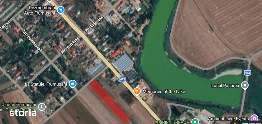 Teren intravilan Frumu?ani, zona Pasarea | Deschidere 22,5 m - 9
