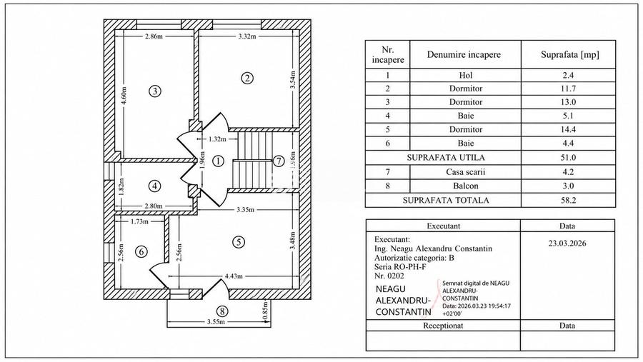 Duplex cu 5 camere cu Teren 220 Mp în Otopeni