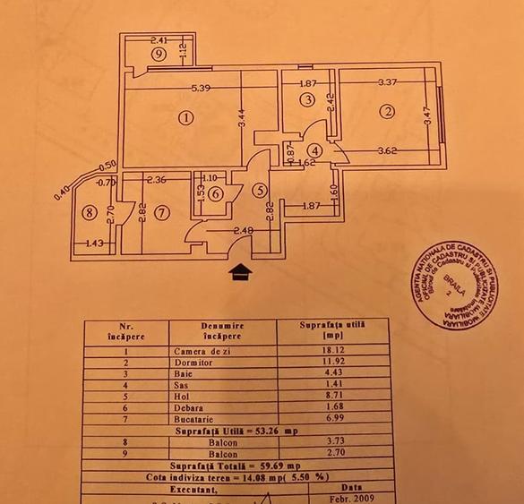 Apartament cu 2 camere decomandat, mobilat în Calarași 4