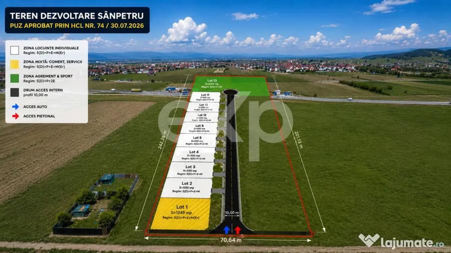 Teren în 13 Decembrie