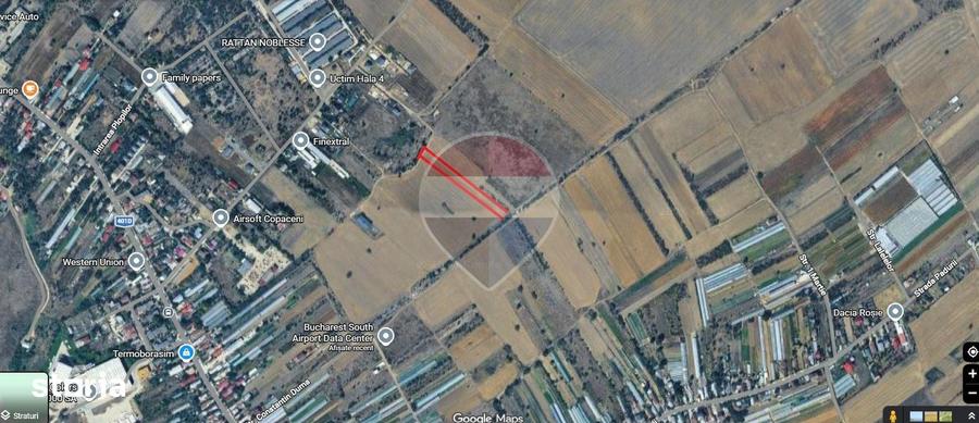 Teren Intravilan de vanzare 4000 mp Copaceni Strada Constantin Duma - 1
