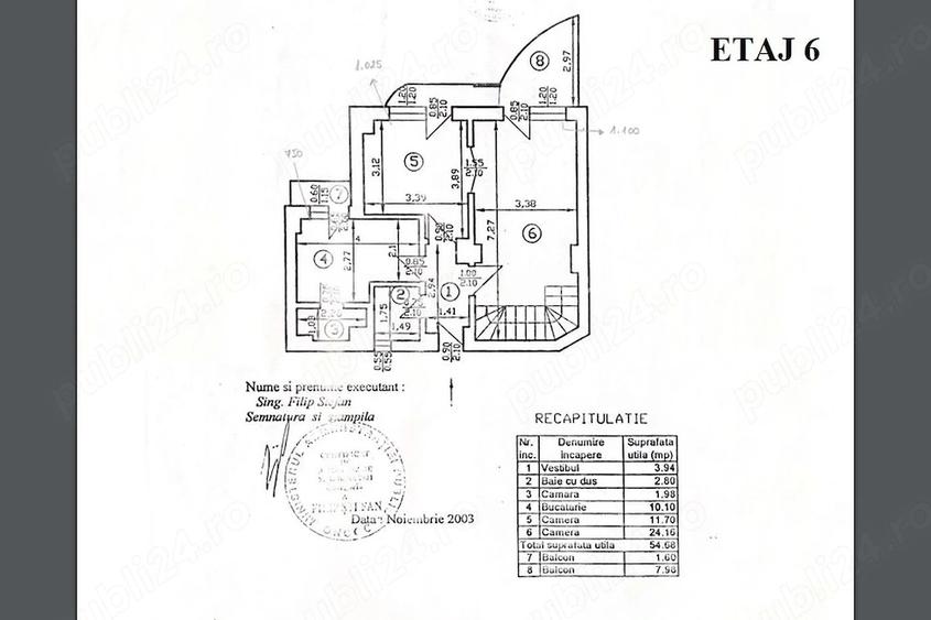 Apartament cu 4 camere decomandat în 1 Mai