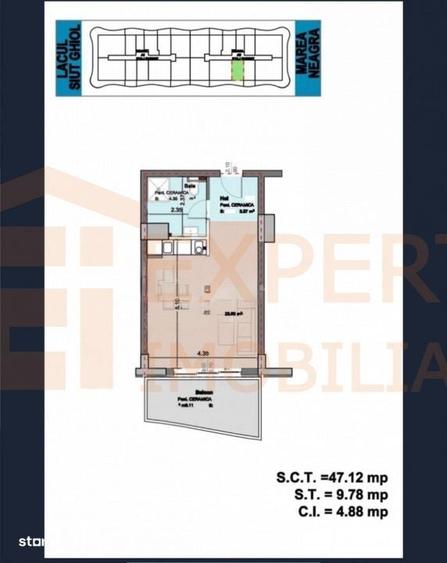 Studio modern de vanzare in Mamaia Sat | Ideal investitie - 11