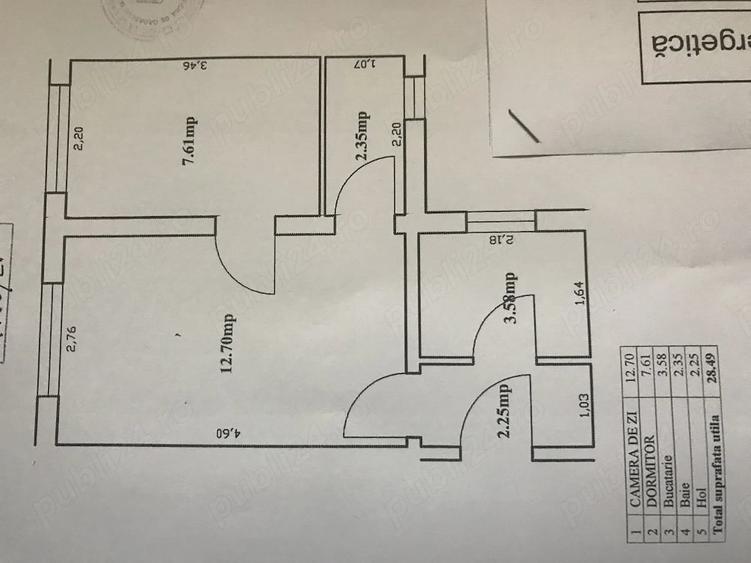 Apartament cu 2 camere nedecomandat în Hipodrom