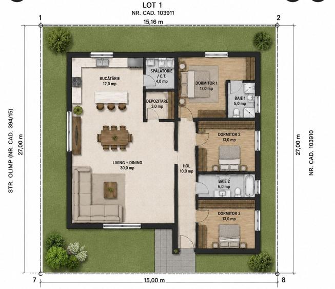 Casa, 135 m2, - 9