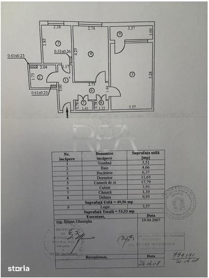 2 camere decomandat | 50 mp | Metrou Dristor - 7