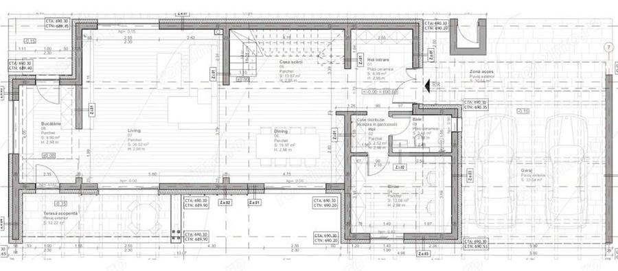 Casă cu 5 camere cu Teren 1100 Mp în Sălicea