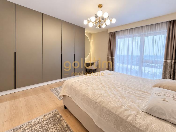 Apartament cu 4 camere semidecomandat, mobilat în Băneasa